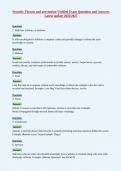 Security Threats and prevention Verified Exam Questions and Answers&NewLine;Latest update 2026&sol;2027