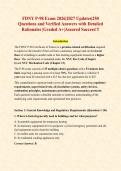 FDNY P-98 Exam 2026&vert;2027 Updates&vert;250 &NewLine;Questions and Verified Answers with Detailed &NewLine;Rationales &vert;Graded A&plus;&vert;Assured Success&excl;&excl;&excl;