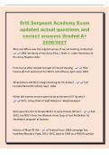 Drill Sergeant Academy Exam&NewLine;updated actual questions and&NewLine;correct answers Graded A&plus;&NewLine;2026&sol;2027&NewLine;Who and When was the original survey of recruit training conducted -&NewLine; 1962 Secretary of the Army Elvis J&period; Stahr Jr&period; under Secretary of&NewLine;the Army Stephen Aile