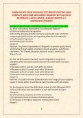 AMERICAN RED CROSS LIFEGUARD TEST NEWEST PRACTICE EXAM &NewLine;COMPLETE QUESTIONS AND CORRECT ANSWERS WITH DETAILED &NewLine;RATIONALES &vert;LATEST UPDATE&vert; ALREADY GRADED A&plus;&vert; &vert;BRAND NEW VERSION&excl;&excl;