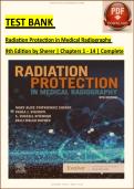 Test Bank for Radiation Protection in Medical Radiography Sherer &lpar;8th Edition&rpar;