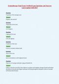 BUNDLED&semi;&semi;&semi;Aromatherapy Verified Exam Questions and Answers Latest update 2026&sol;2027