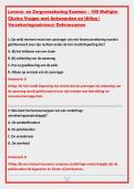 Levens- en Zorgverzekering Examen &ndash; 100 Multiple&NewLine;Choice Vragen met Antwoorden en Uitleg &vert; &NewLine;Verzekeringsadviseur Oefenexamen  