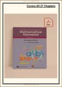 Test Bank&colon; Problems and Solutions in Mathematical Olympiad &lpar;secondary 2&rpar; by Xiong-Hui Zhao&comma; 2024