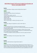 Adult Medical Surgical ATI Proctored Verified Exam Questions and&NewLine;Answers Latest update 2026&sol;2027