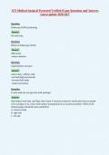 BUNDLED&semi;&semi;&semi;ATI Medical-Surgical Exam Verified Exam Questions and Answers Latest update 2026&sol;2027