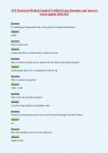 BUNDLED&semi;&semi;&semi;ATI Proctored-MedicaL Verified Exam Questions and Answers Latest update 2026&sol;2027
