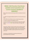 RNSG 1324 Practice Final Exam&NewLine;updated actual questions and&NewLine;correct answers Graded A&plus;&NewLine;2026&sol;2027&NewLine;After a client has had a bronchoscopy under local anesthesia&comma; the nurse&NewLine;should&colon;&NewLine;A&period; irrigate the nasogastric &lpar;NG&rpar; tube with 30 ml of normal saline every 2