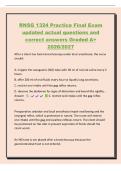 RNSG 1324 Practice Final Exam&NewLine;updated actual questions and&NewLine;correct answers Graded A&plus;&NewLine;2026&sol;2027&NewLine;After a client has had a bronchoscopy under local anesthesia&comma; the nurse&NewLine;should&colon;&NewLine;A&period; irrigate the nasogastric &lpar;NG&rpar; tube with 30 ml of normal saline every 2