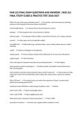 NUR 222 FINAL EXAM QUESTIONS AND ANSWERS &vert; NUR 222 FINAL STUDY GUIDE & PRACTICE TEST 2026&sol;2027