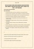 NUR 242 EXAM 3 MED-SURG NURSING EXAM QUESTIONS AND CORRECT VERIFIED SOLUTIONS LATEST UPDATE THIS YEAR &ndash; JUST RELEASED&period;pdf&NewLine;&NewLine;