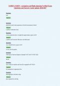 SAMRA SARON - navigation and flight planning Verified Exam&NewLine;Questions and Answers Latest update 2026&sol;2027