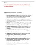 NYC CITY ASSESSOR &lpar;PROMOTION&rpar; EXAM QUESTIONS AND &NewLine;DETAILED ANSWERS 