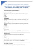  ISSA CERTIFICATION PRACTICE EXAM 2026&sol;2027 &vert; ISSA CERTIFICATIONS &vert; 75 VERIFIED Q&A &vert; DETAILED RATIONALES &vert; PASS GUARANTEED &ndash; A&plus; GRADED