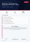  NSG 550 Diagnostic Reasoning Exam 2 Wilkes University 2026&sol;2027 &ndash; Questions and Answers &vert; 100&percnt; Verified &vert; Complete Verified Answers &ndash; Pass Guaranteed &ndash; A&plus; Graded 