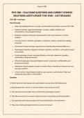 PSYC 388 &ndash; Final EXAM QUESTIONS AND CORRECT VERIFIED SOLUTIONS LATEST UPDATE THIS YEAR &ndash; JUST RELEASED&period;pdf&NewLine;&NewLine;