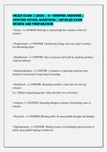 NR326 EXAM 1 &lbrack;2026&rsqb; &vert; A&plus; VERIFIED ANSWERS &vert;&NewLine;UPDATED ACTUAL QUESTIONS &vert; DETAILED EXAM&NewLine;REVIEW AND PREPARATION
