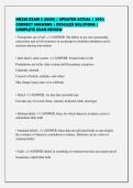 NR326 EXAM 1 &lbrack;2026&rsqb; &vert; UPDATED ACTUAL &vert; 100&percnt;&NewLine;CORRECT ANSWERS &vert; DETAILED SOLUTIONS &vert;&NewLine;COMPLETE EXAM REVIEW