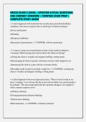 NR326 EXAM 2 &lbrack;2026&rsqb; &vert; UPDATED ACTUAL QUESTIONS&NewLine;AND CORRECT ANSWERS &vert; VERIFIED EXAM PREP &vert;&NewLine;COMPLETE STUDY GUIDE