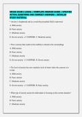 NR326 EXAM 2 &lbrack;2026&rsqb; &vert; COMPLETE ANSWER GUIDE &vert; UPDATED&NewLine;ACTUAL QUESTIONS AND CORRECT ANSWERS &vert; DETAILED&NewLine;STUDY MATERIAL