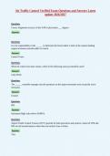 Air Traffic Control Verified Exam Questions and Answers Latest&NewLine;update 2026&sol;2027