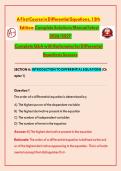 A First Course in Differential Equation EXAM1&comma;2&comma;3 BUNDLE &vert; GRADED A&plus;&vert; UPDATED 2026&sol;2027