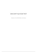 AHIP 2026 Final Exam Study Guide &ndash; Actual Practice Questions&comma; Answers & Rationales