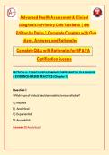 Advanced Health Assessment & Clinical Diagnosis in Primary Care Test Bank &vert; 6th Edition by Dains &vert; Questions&comma; Answers & Rationales UPDATED 2026&sol;2027&NewLine;