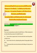 Advanced Health Assessment  BUNDLE  Grab it now &excl;&excl; 2026&sol;2027 Everything you need to pass