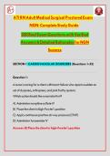 ATI RN Adult Medical-Surgical Proctored Exam NGN&colon; Complete Study Guide &ndash; 200 Real Exam Questions with Verified Answers & Detailed Rationales for NGN Success UPDATED 2026&sol;2027