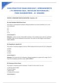C268 PRACTICE EXAM 2026&sol;2027 &vert; SPREADSHEETS &vert; 75 VERIFIED Q&A &vert; DETAILED RATIONALES &vert; PASS GUARANTEED &ndash; A&plus; GRADED