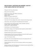 NUR 239 EXAM 1 QUESTIONS AND ANSWERS &vert; NUR 239 STUDY GUIDE & PRACTICE TEST 2026&sol;2027