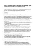 NUR 415 MODULE EXAM 4 QUESTIONS AND ANSWERS &vert; NUR 415 STUDY GUIDE & PRACTICE TEST 2026&sol;2027