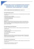 GEORGIA REAL ESTATE SALESPERSON EXAM 2026&sol;2027 &vert; LICENSURE EXAM &vert; 100 VERIFIED Q&A &vert; DETAILED RATIONALES &vert; PASS GUARANTEED &ndash; A&plus; GRADED