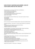 NUR 239 EXAM 5 QUESTIONS AND ANSWERS &vert; NUR 239 STUDY GUIDE & PRACTICE TEST 2026&sol;2027