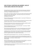 NUR 239 EXAM 4 QUESTIONS AND ANSWERS &vert; NUR 239 STUDY GUIDE & PRACTICE TEST 2026&sol;2027&NewLine;&NewLine;