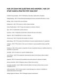 NUR 239 EXAM ONE QUESTIONS AND ANSWERS &vert; NUR 239 STUDY GUIDE & PRACTICE TEST 2026&sol;2027
