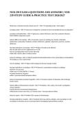 NUR 239 EXAM 4 QUESTIONS AND ANSWERS &vert; NUR 239 STUDY GUIDE & PRACTICE TEST 2026&sol;2027