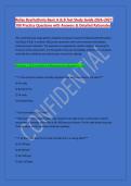 Relias Dysrhythmia Basic A & B Test Study Guide 2026&ndash;2027&colon; &NewLine;100 Practice Questions with Answers & Detailed Rationales