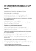 NUR 239 EXAM 2 PHARMACOLOGY ANALGESICS QUESTIONS AND ANSWERS &vert; NUR 239 STUDY GUIDE & PRACTICE TEST 2026&sol;2027&NewLine;&NewLine;