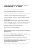 NUR 239 EXAM 2 QUESTIONS AND ANSWERS &vert; NUR 239 STUDY GUIDE & PRACTICE TEST 2026&sol;2027&NewLine;&NewLine;