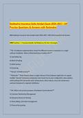 Guidewire Insurance Suite Analyst Exam 2026&ndash;2027&colon; 120 &NewLine;Practice Questions & Answers with Rationales 