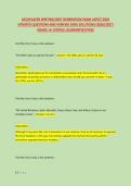 ACCUPLACER WRITING NEXT GENERATION EXAM LATEST 2026 &NewLine;UPDATED QUESTIONS AND VERIFIED 100&percnt; SOLUTIONS &lpar;2026&sol;2027&rpar; &NewLine;GRADE&colon; A&plus;&vert;STATUS&colon; GUARANTEED PASS 