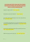 FCCS REVIEW AND PRETEST EXAM LATEST 2026 UPDATED &NewLine;QUESTIONS AND VERIFIED 100&percnt; SOLUTIONS &lpar;2026&sol;2027&rpar; &NewLine;GRADE&colon; A&plus;&vert;STATUS&colon; GUARANTEED PASS