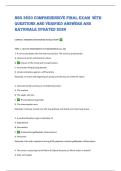 NSG 3850 Comprehensive Final Exam with&NewLine;questions and verified answers and&NewLine;rationale updated 2026