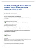 NSG 4800 ALL COMPS with questions and&NewLine;answers in bold  and rationale&NewLine;graded a &plus; updated 2026