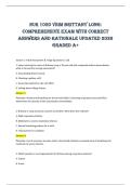 NUR 1020 vSim Brittany Long&colon;&NewLine;Comprehensive Exam with correct&NewLine;answers and rationale updated 2026&NewLine;graded A