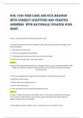 NUR 1020 vSim case and Eva Madison&NewLine;with correct questions and verified&NewLine;answers with rationale updated 2026&NewLine;new&excl;&excl; 