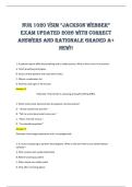 NUR 1020 vSim &OpenCurlyDoubleQuote;JackSoN WebbeR&rdquo;&NewLine;Exam updated 2026 with correct&NewLine;answers and rationale graded A&plus;&NewLine;new&excl;&excl; 