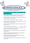 FIRE ACADEMY EVALUATION TEST ANSWERS AND QUESTIONS SET A&period;pdf